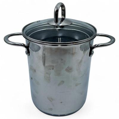 Sale Photo Thumbnail #197: Cook's Essentials Stainless Steel Asparagus and Pasta Cooking Pot Set