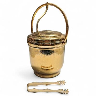 Sale Photo Thumbnail #315: Vintage United Solid Brass Ice Bucket