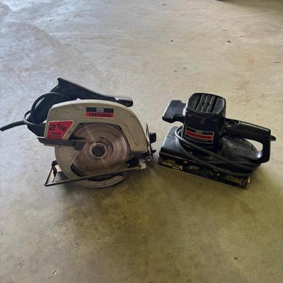 Craftsman Sander and Circular Saw 