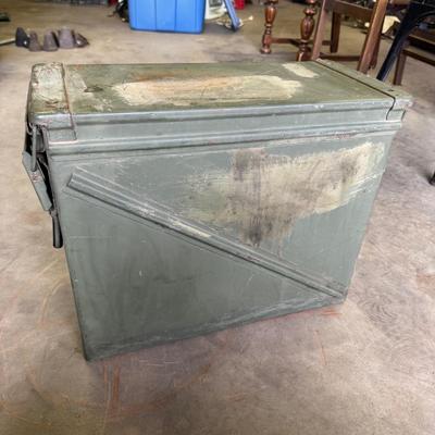 Green Metal Storage Box