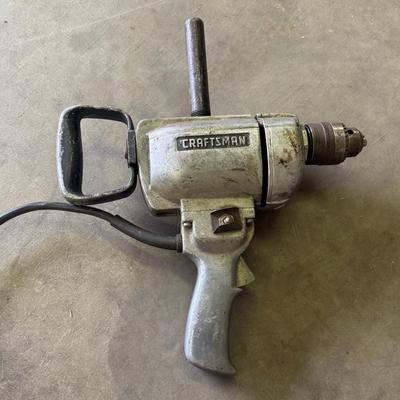 Vintage Craftsman 1/2 Reversable Electric Drill 