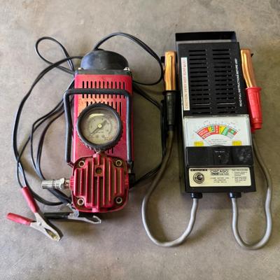 Battery Charger + Air Compressor 