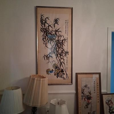 sumi brush painting