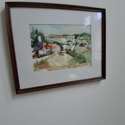 local landscape watercolors