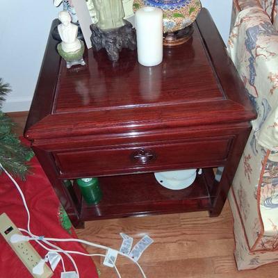 Sale Photo Thumbnail #75: rosewood stands cabinets end tables