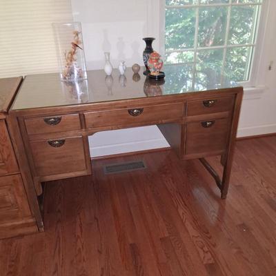 Sale Photo Thumbnail #95: century furniture 1970s desk headboard dresser bed side cabinets
