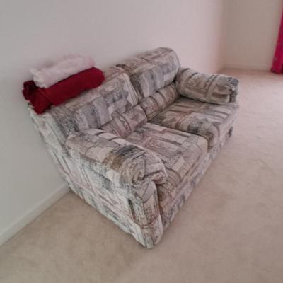 Sale Photo Thumbnail #124: like new two seater upholstered sofa