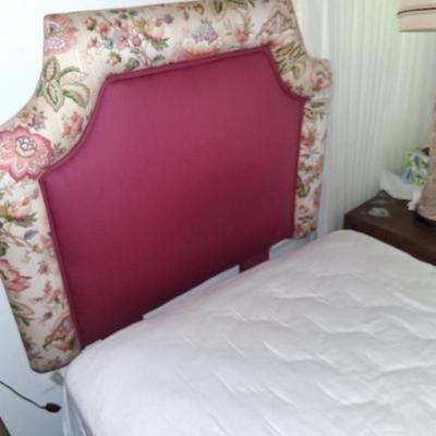 Sale Photo Thumbnail #108: custom twin upholstered headboards