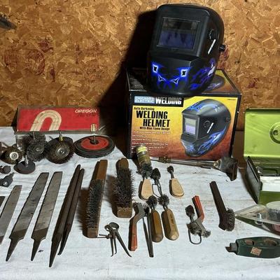Welding Helmet And Welding/Soldering Tools