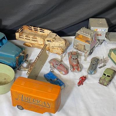 Vintage Die-case Toy Cars And Truck 