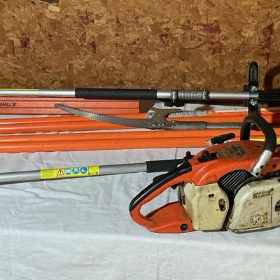STIHL Pole Saw Set And Chainsaw