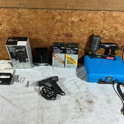 Electric Stapler And Glue Gun