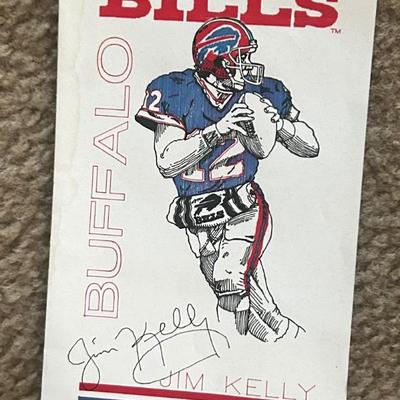 Signed Jim Kelly 