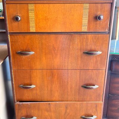 1930s "Waterfall" Chest of Drawers
