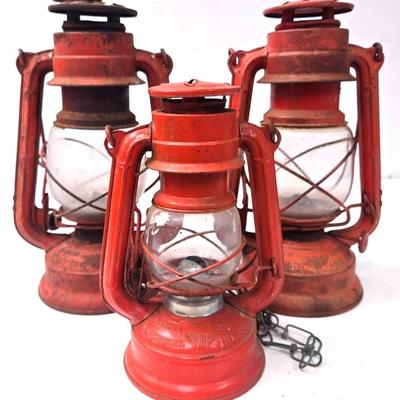 "Winged Wheel" Made In Japan Lanterns 