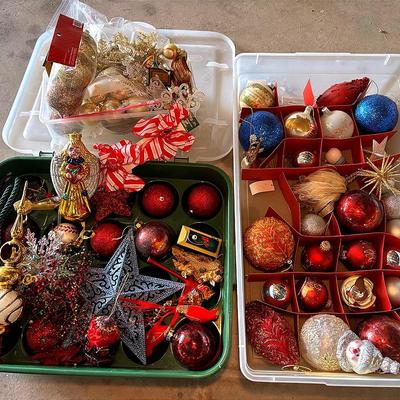 Vintage Mystery Christmas Ornaments 