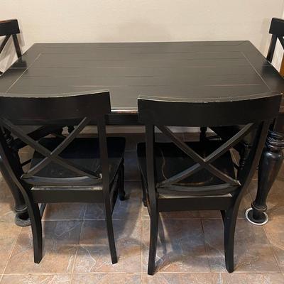 Rustic Wooden Table and Chairs