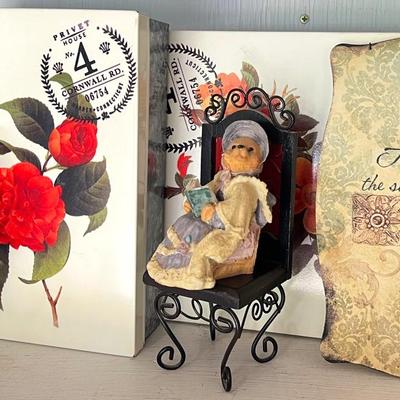 “Privet House” Enclosed Tins & Metal Decor