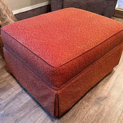 “Broyhill” Skirted Ottomans 