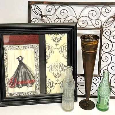 Vintage “Coca-Cola” Bottle & Frames 