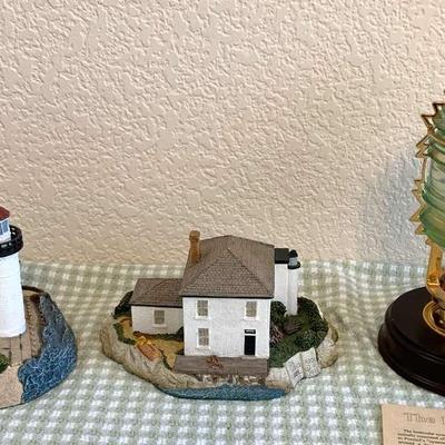 Ida Lewis Rock & More Light House Decor - W/Orig Boxes