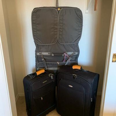 Suitcases With Garment Bag
