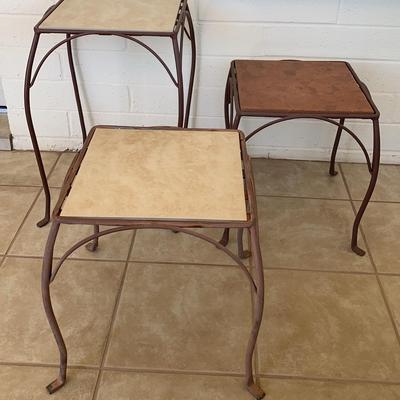 Three Plant Stand Tables