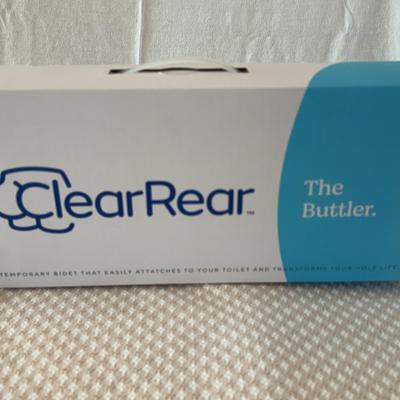 New - Clear Rear Buttler Bidet
