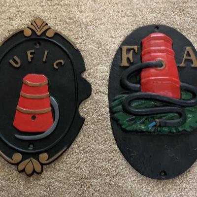 Cast Iron Tire Mark Plaques
