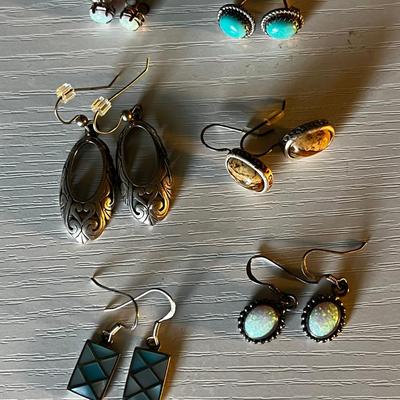 Opal Earrings, Sterling Earrings And More