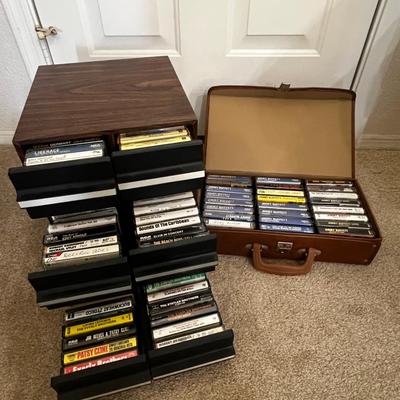 Large Lot Of Cassette Tapes