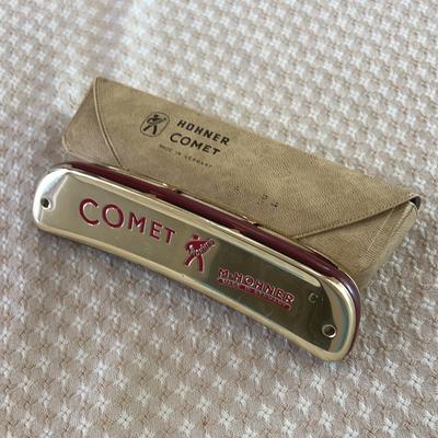 Vintage Hohner Comet Harmonica