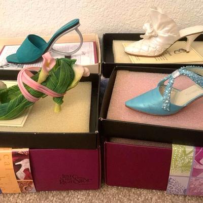 Just The Right Shoe” Geometrika”,”society Slide” And More Collectible Figurines