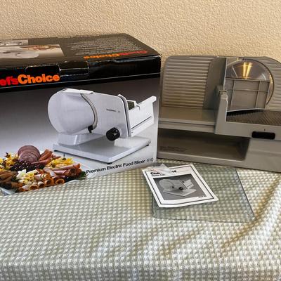 Chefs Choice Electric Food Slicer 