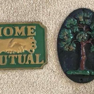 Cast Iron Fire Mark Plaques