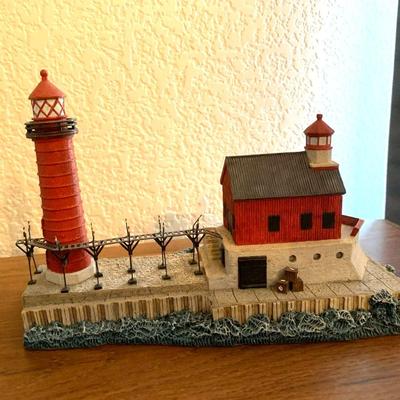 Harbour Lights,”Round Island”, “Grand Havem South Pier” & Misc - W/Orig Boxes