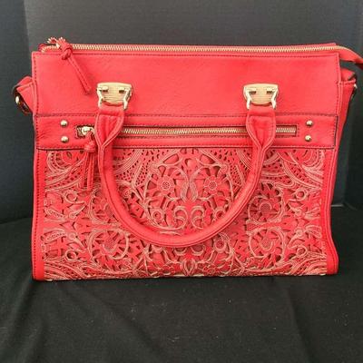 Segolene Paris Red Medium Handbag