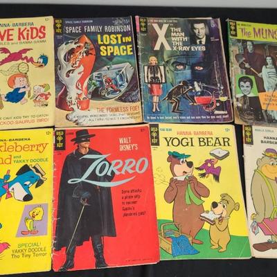 Vintage 1960's Comics: Hanna-Barbera, Space Family Robinson, The Munsters, Zorro, Yogi Bear 