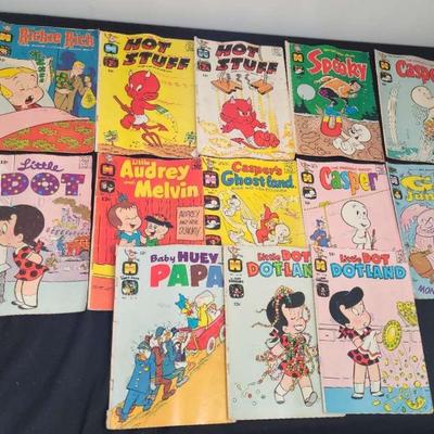 Vintage Harvey Comics: Richie Rich, Little Dot, Hot Stuff, Spooky, Casper 