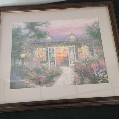 Thomas Kinkade "Studio In The Garden" Print 
