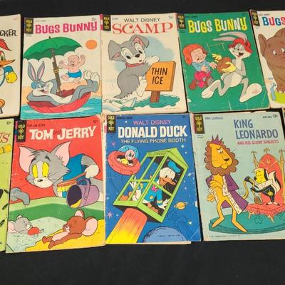 Vintage Gold Key Comics: Walt Disney, Bugs Bunny, Tom And Jerry, Jetsons, Woody Woodpecker