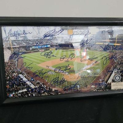 Seattle Mariners Facsimile Signatures Limited Edition Of 2010