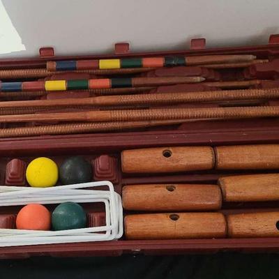 Vintage Croquet Set