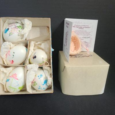 The Splendor Of Easter By Mark Klaus And Five Handpainted Egg Shells