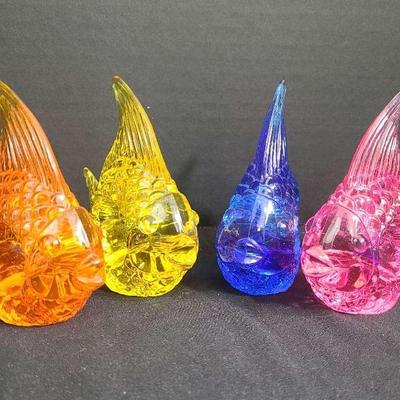 4 Colorful Fish Napkin Holders From Taiwan
