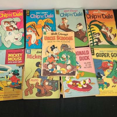 Vintage Walt Disney Chip And Dale, Uncle Scrooge Back To The Klondike, Mickey Mouse, Donald Duck, 