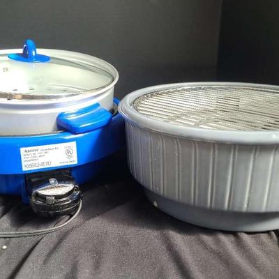 Aroma Deluxe Super Pot With Rival Indoor Crock Grill 