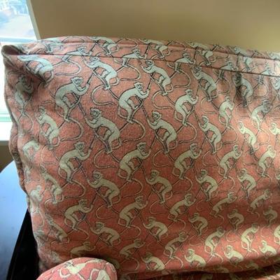 Sale Photo Thumbnail #26: Futon/ Sleeper Sofa with two drawers and unique monkey pattern 