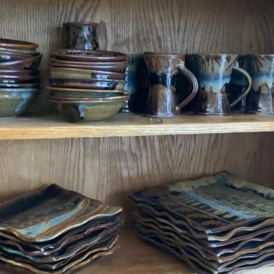Sale Photo Thumbnail #25: Hand Made Stoneware Pottery 