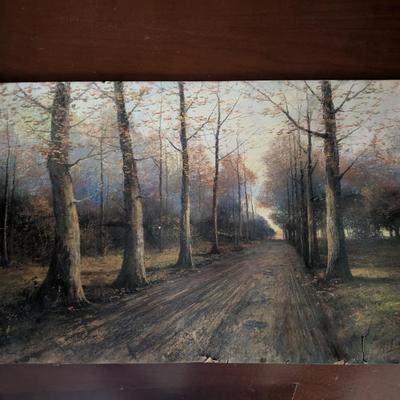 Sale Photo Thumbnail #16: Harry Linder Art - A prolific California realist  landscape painter, Harry Linder, was admired for his sensitive portrayals of the state's varied terrain.